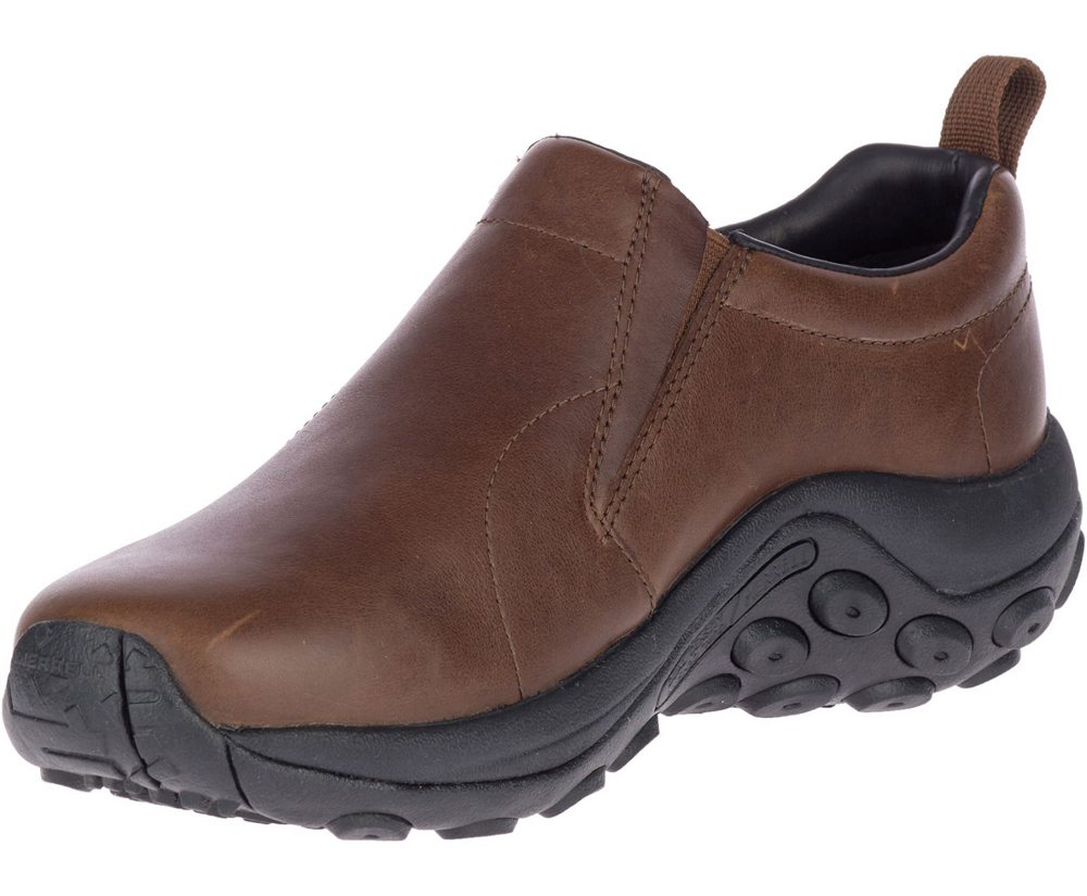 Merrell Slip Ons Brown - Jungle Moc Leather 2 - Mens 75NIMYGVW